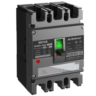 MCCB de protección normal electrónica serie ASKM3E